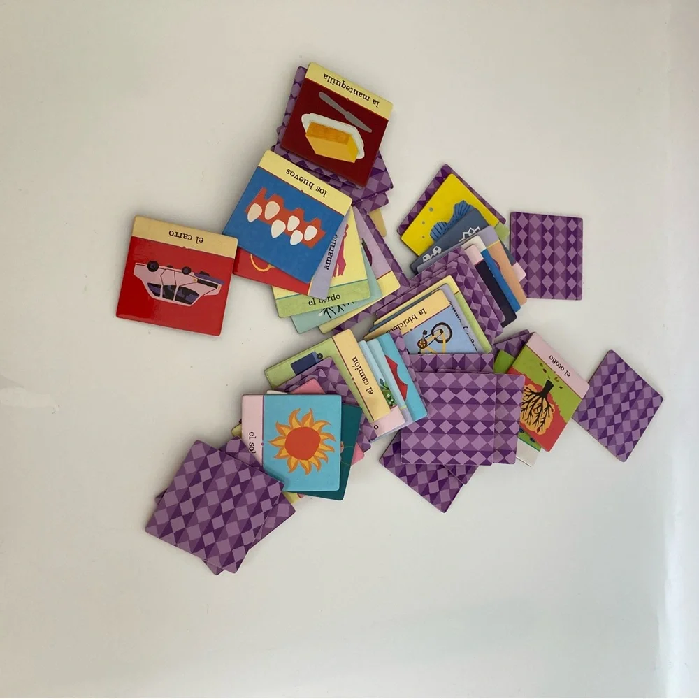 Spanish Vocabulary Bingo Game + Barron's 201 Spanish Words Set (READ)